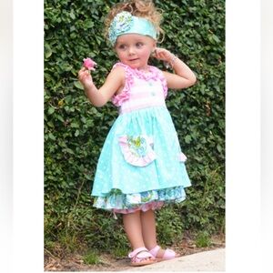 PINK SORBET RUFFLE POCKET
TUNIC & SHORTIES 3 PIECE SET